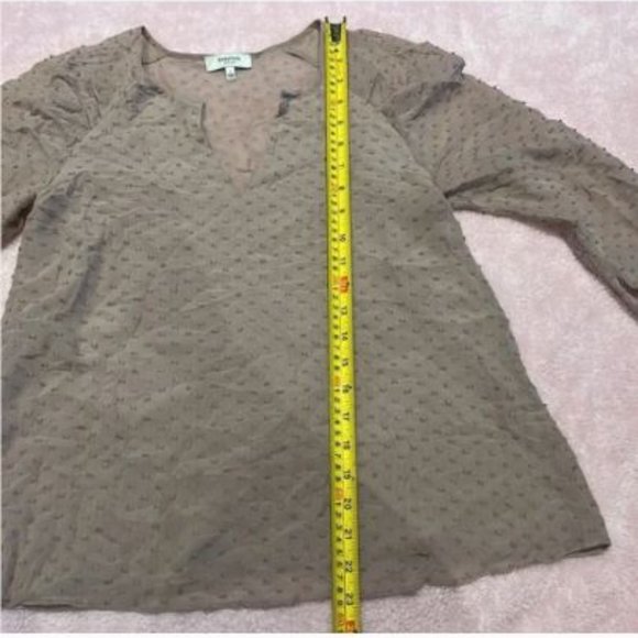 Babaton Aritzia "Augusta" Silk Swiss Dot Blouse - Picture 6 of 14